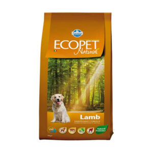 Ecopet Natural Adult Medium Αρνί 12kg + 2kg Δώρο