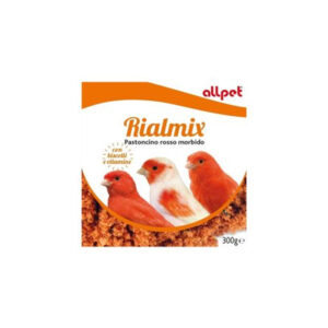 Rialmix Βιταμίνη Πτηνών Υγρή Kόκκινη με Mπισκότο & Kαροφίλη 300gr