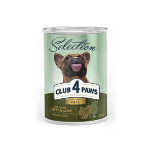 club 4 paws selection chicken & turkey 400gr κονσέρβα σκύλου